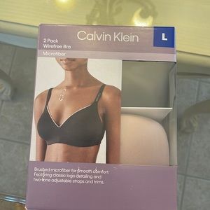 Calvin cueing wire free bra microfiber